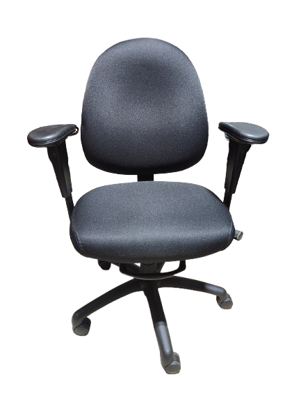 Preowned Black Task Chair, Fully Adjustable