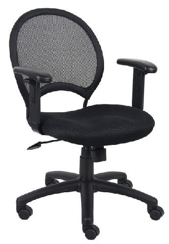Boss Mesh Task Chair with Arms B6216