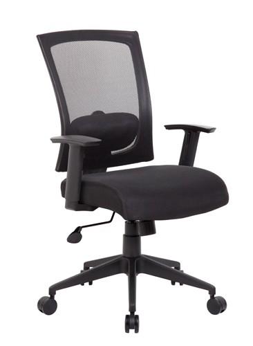 Boss Contemporary Task Chair in Black B6706