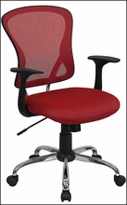 Red Mesh Executive Office Chair 