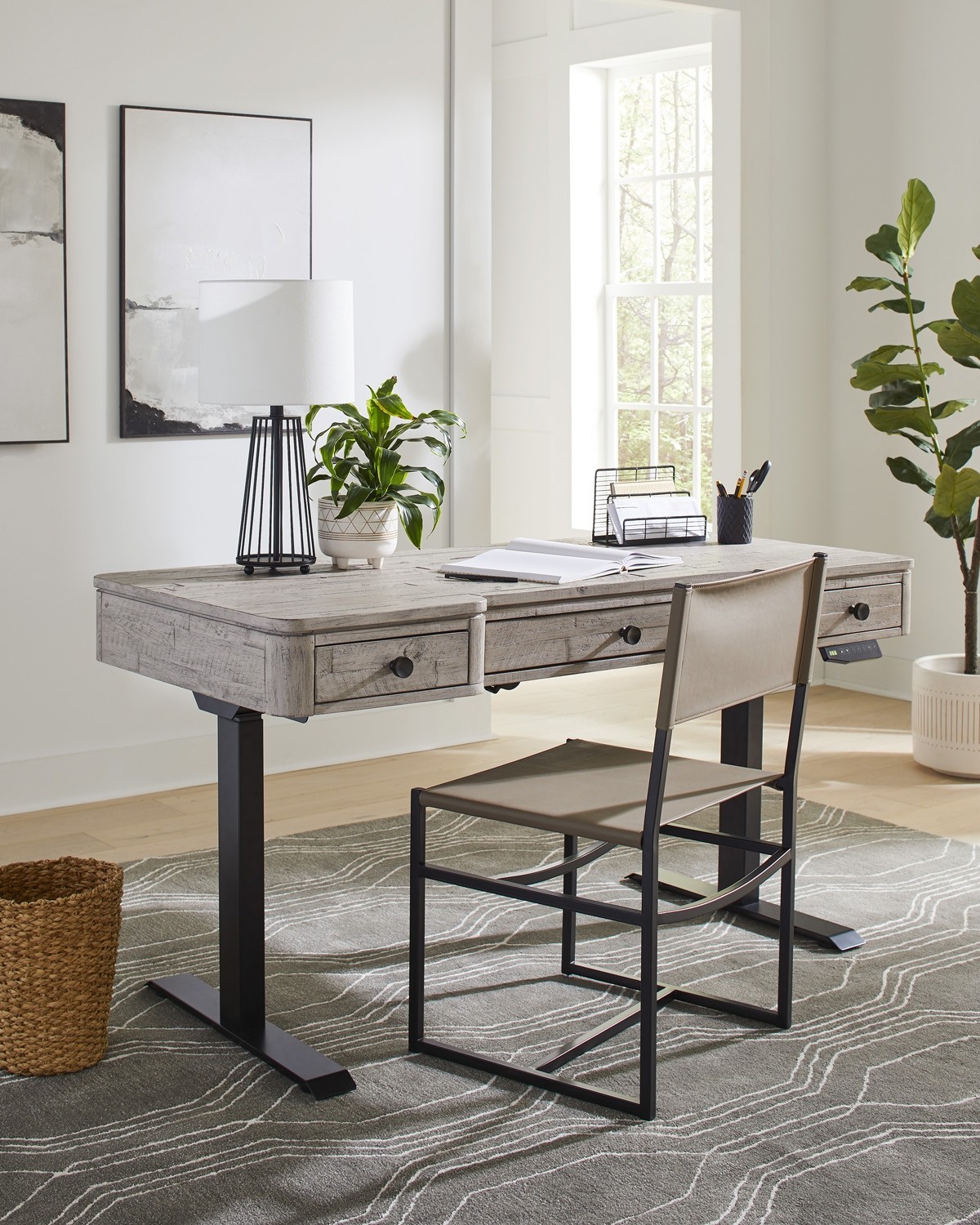 Zane 60" Lift Desk by Aspenhome