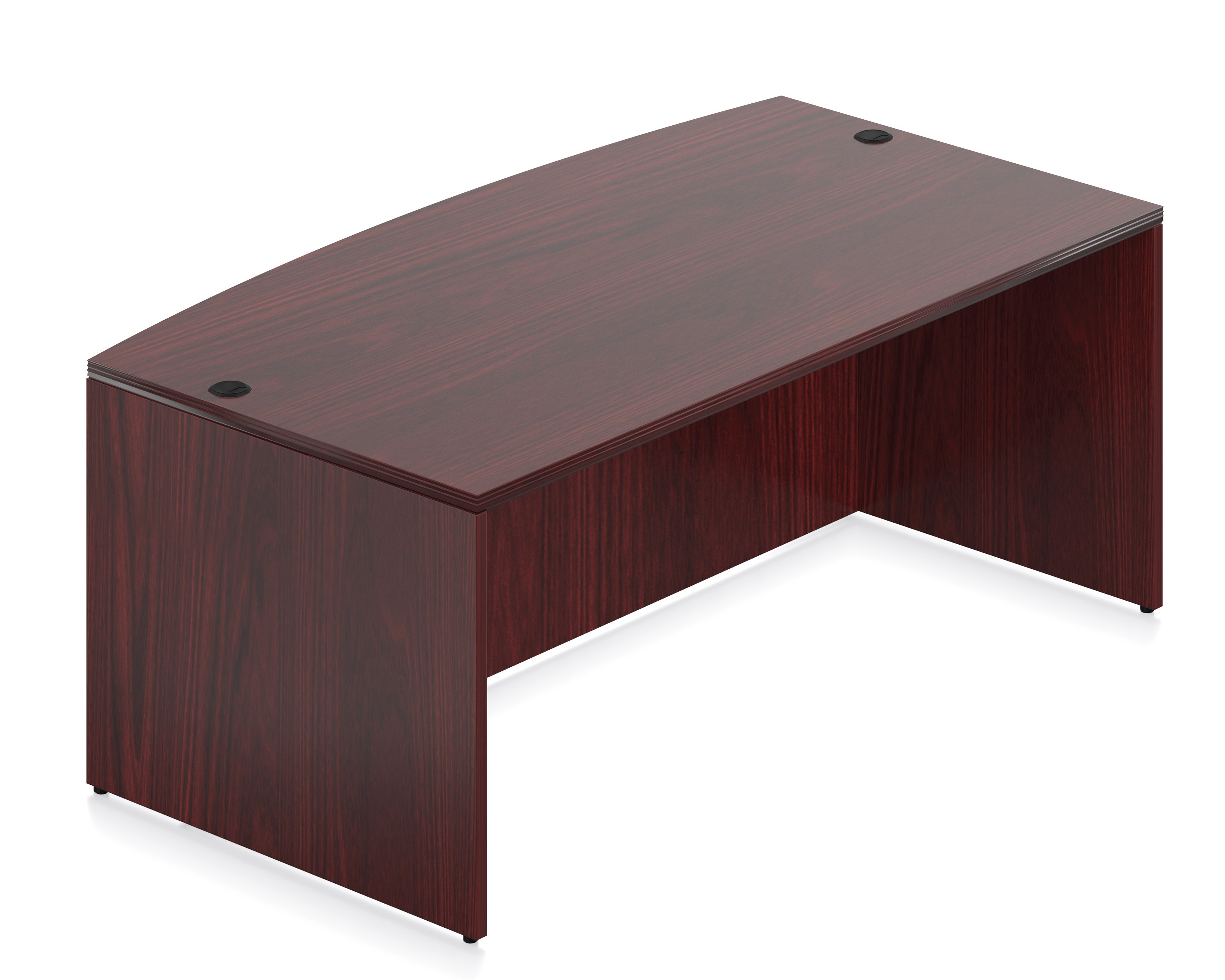 Ventnor Wood Veneer Bow Front Desk