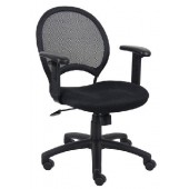 Boss Mesh Task Chair with Arms B6216