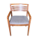 Preowned Guest Chair by Knoll, Blue and Taupe