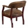 Diamond Bomber Jacket Brown Luxurious Conference Chair with Accent Nail Trim