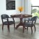 Boss Captain’s Guest, Accent or Dining Chair in Blue Vinyl W/ Casters