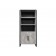 Mason Lower Door Bookcase by Martin Furniture, Concrete