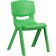 Green 15.5" Seat Height Plastic Stackable School Chairs