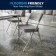 HERCULES Series Premium Curved Triple Braced & Double Hinged Gray Fabric Upholstered Metal Folding Chair