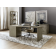 Hooker Furniture Home Office Linville Falls 84" Desk with Small File and Leg