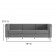 Hercules Regal Series Contemporary Gray LeatherSoft Sofa with Encasing Frame